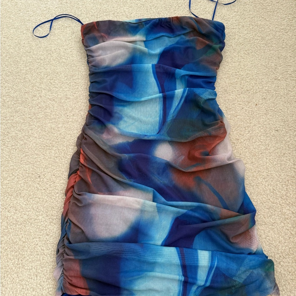 Princess Polly Multicolored Ruched Bodycon Dress